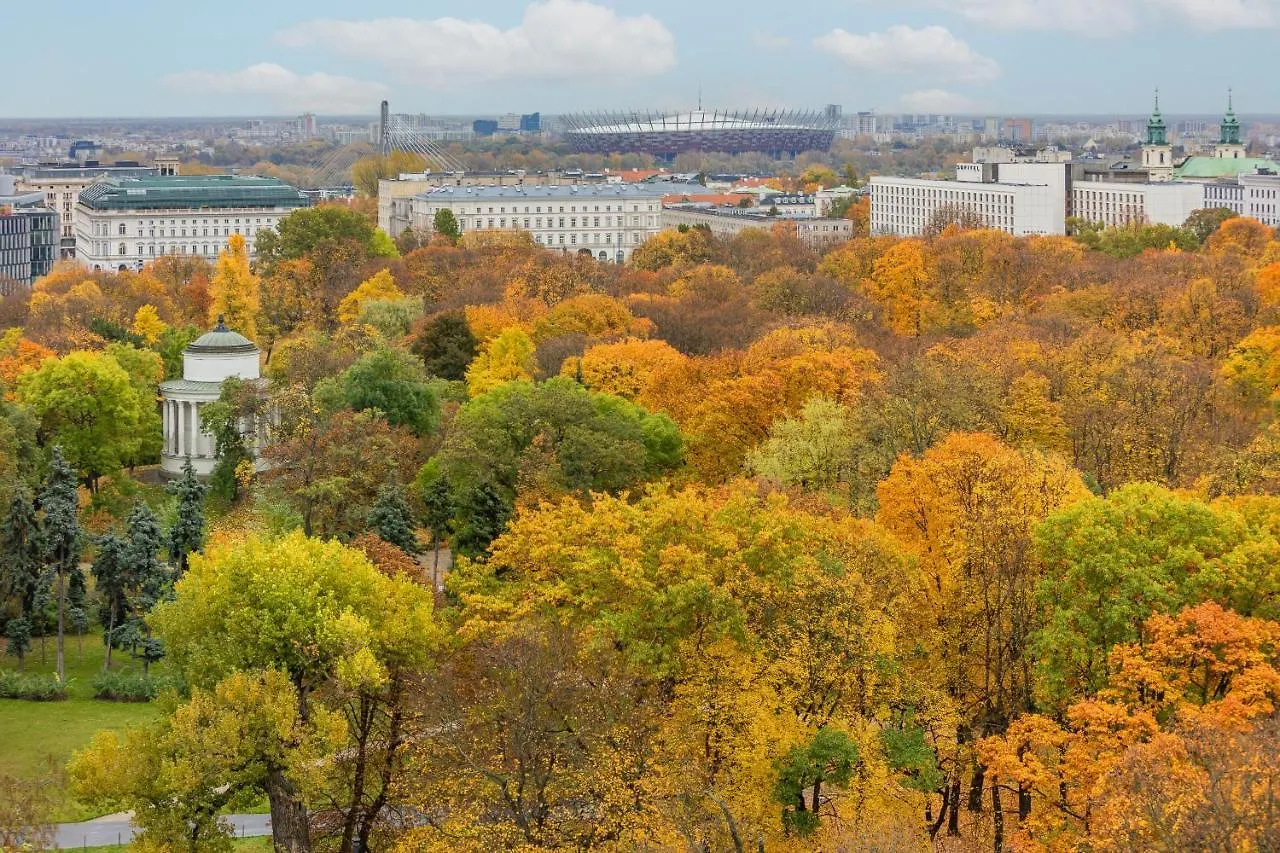 Warsaw Centre Saski Garden Apartment By Noclegi Renters